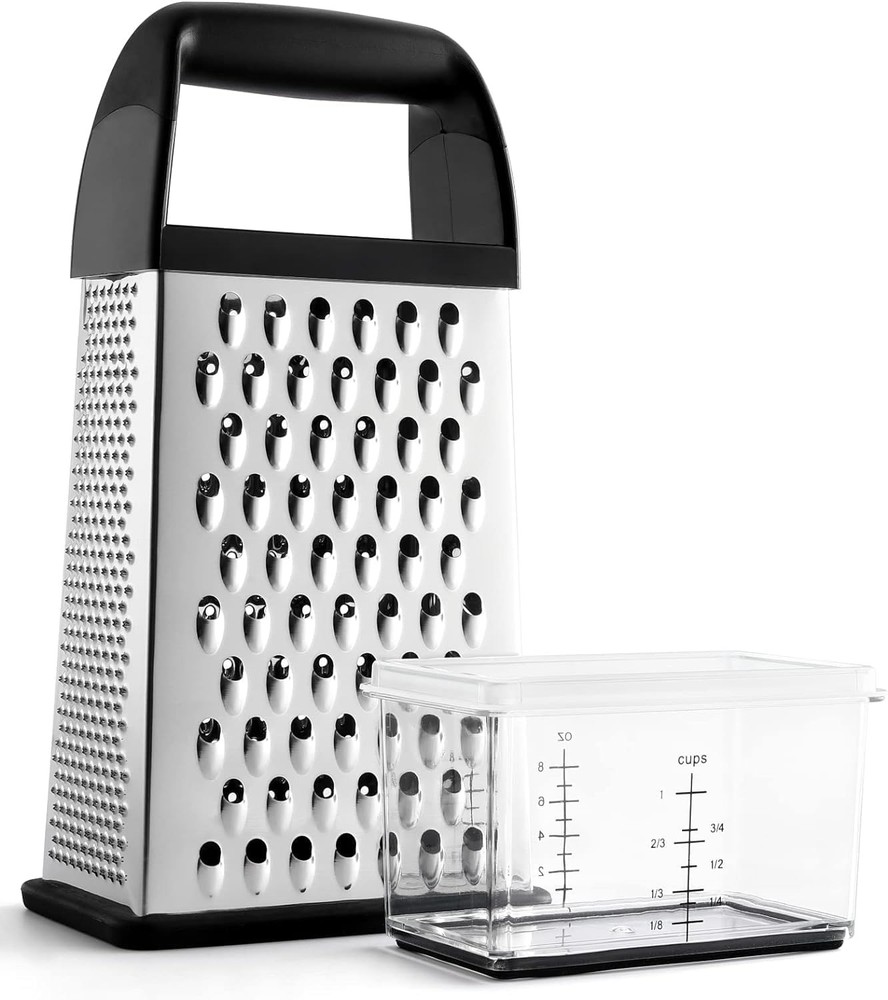 Cheese Grater with Container Stainless Steel Kitchen Tool