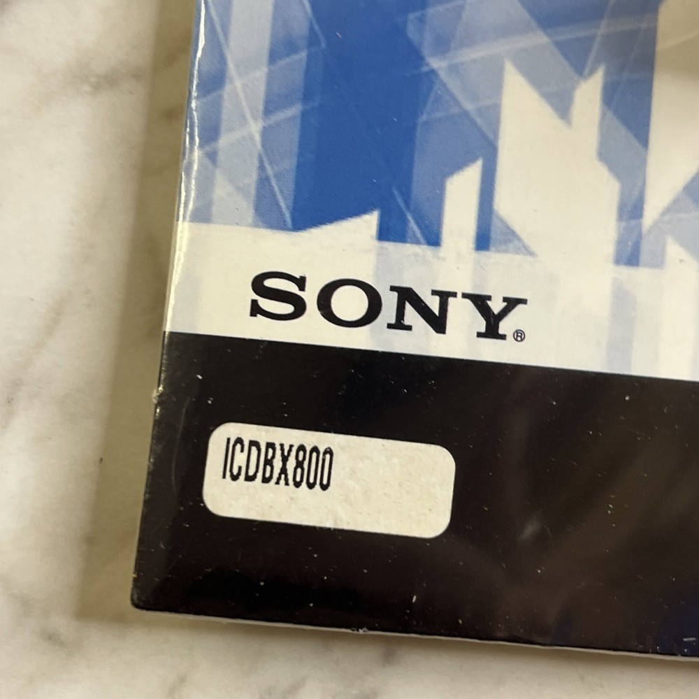 Sony ICDBX800 Handheld Voice Recorder Refurbished Silver 2GB Flash Memory3