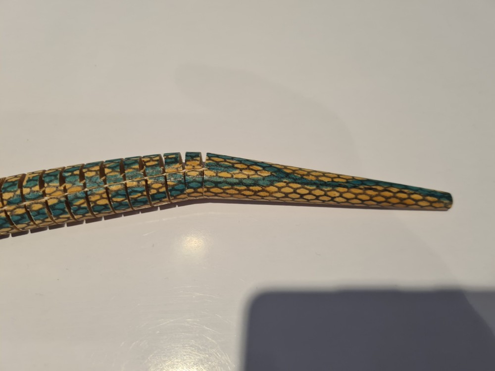wooden snake toy