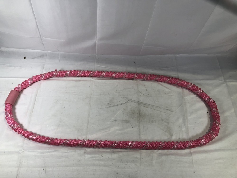 Weighted Soft Spring Hula Hoop for Adults, 3.3 lbs Foldable,Pink