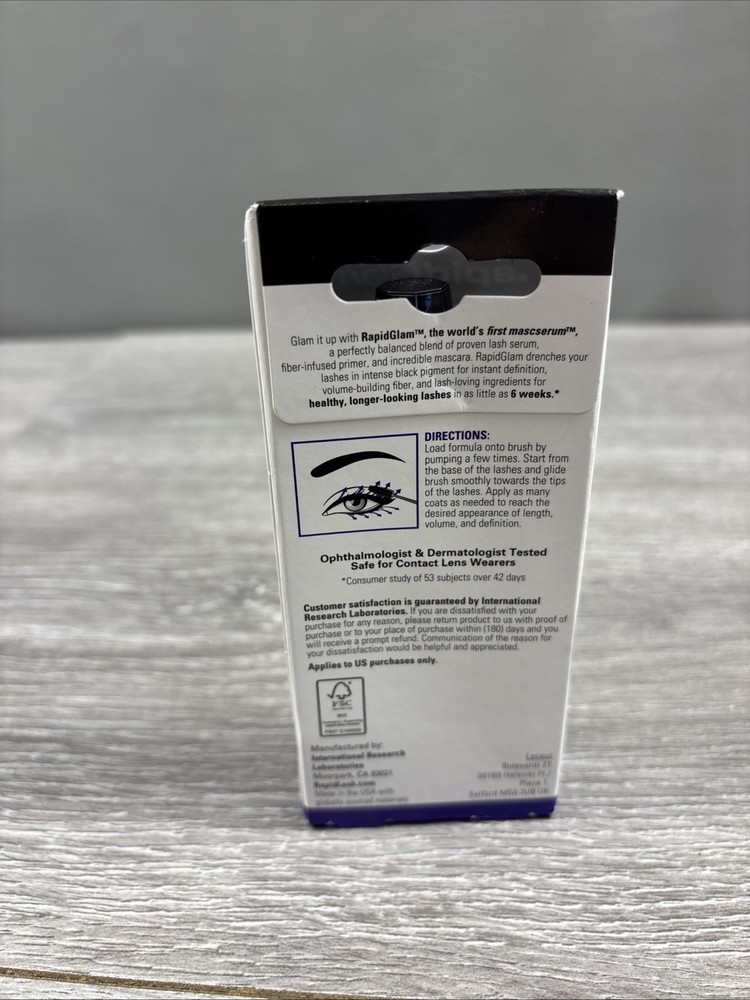 RapidGlam Lash Enhancing Mascara+ Lash Serum .14oz