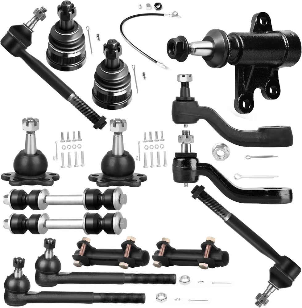 Complete 15pc Front Suspension Replacement Kit for Chevy/GMC Vehicles - Durable