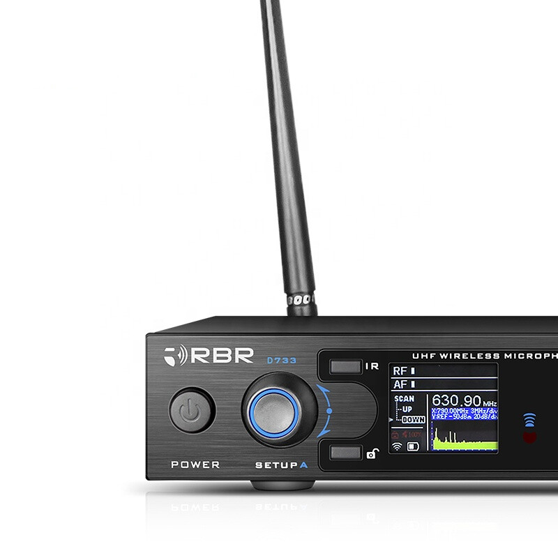 Rechargeable Handheld Design Digital Professional Wireless Microphone Mic System