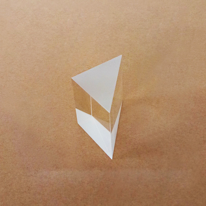 1PC Optical K9 Glass Isosceles Triangular Right Angle Prism 35/40/50/60/70mm