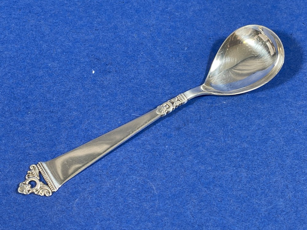 Nils Hansen Odel 830 S Silver Sugar Spoon 5 1/2" Norway