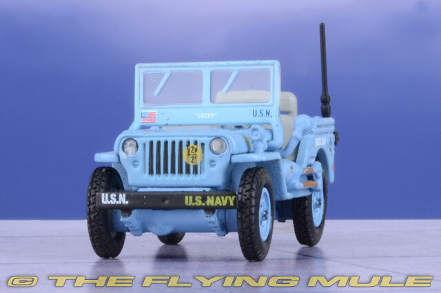 Oxford Diecast 1:76 Jeep USN Seebees
