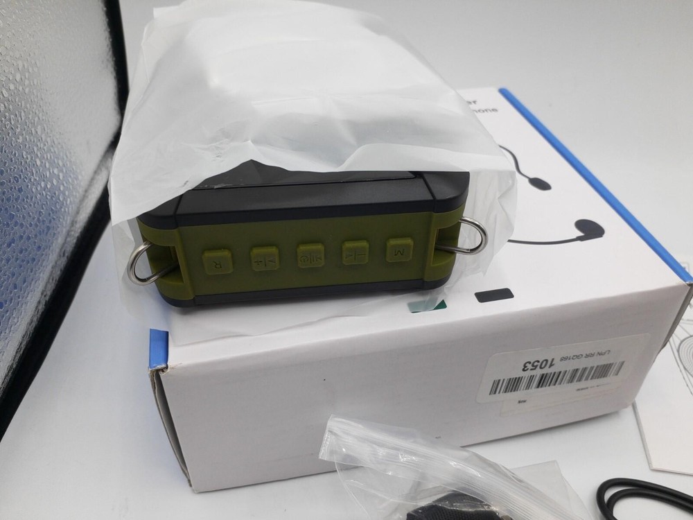 WinBridge M801 Bluetooth Voice Amplifier, Wireless Microphone, Green