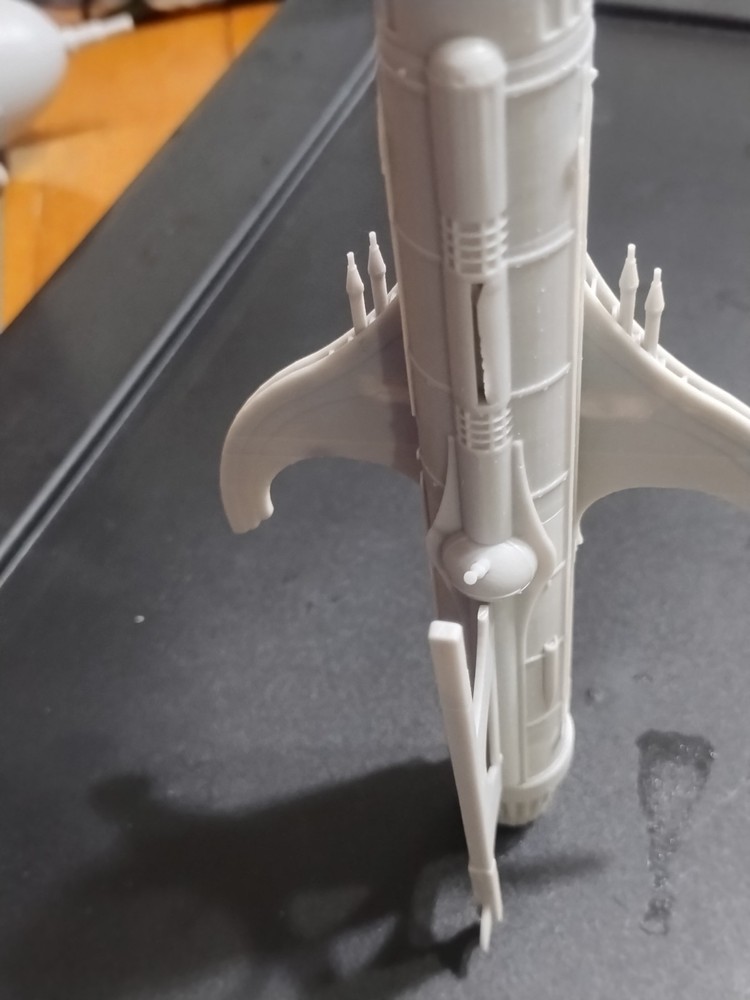 Flash Gordon War Rocket Ajax 3d Resin Print 11.5"