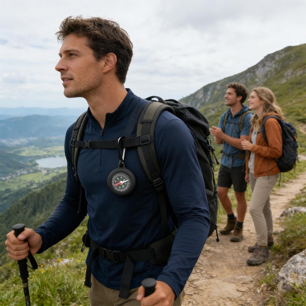 Compass for Hiking Compact Waterproof Portable Compass for Camping