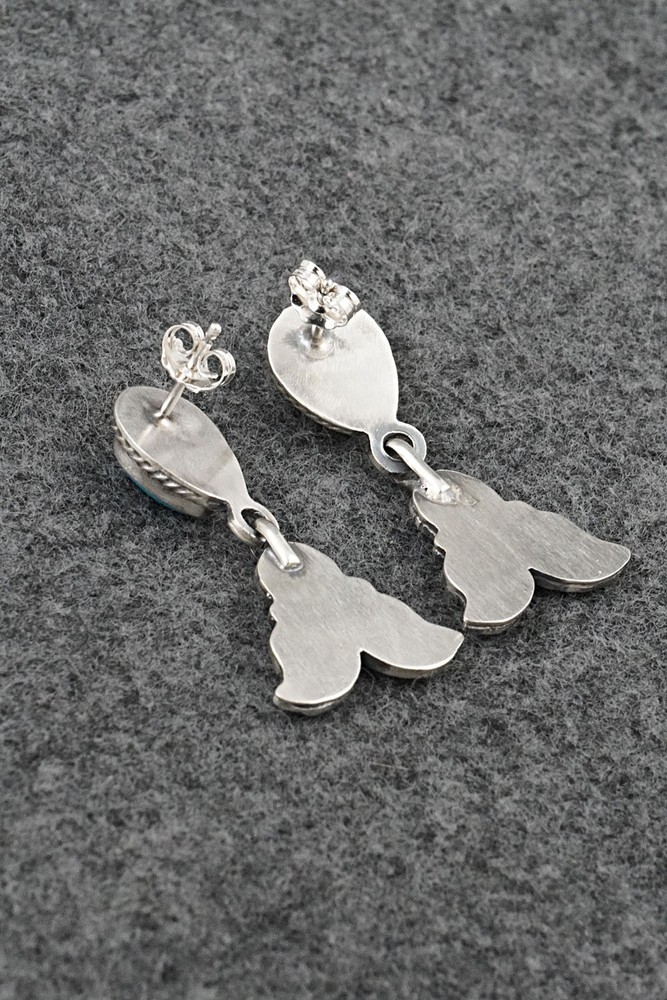 Turquoise & Sterling Silver Earrings - Sharon McCarthy