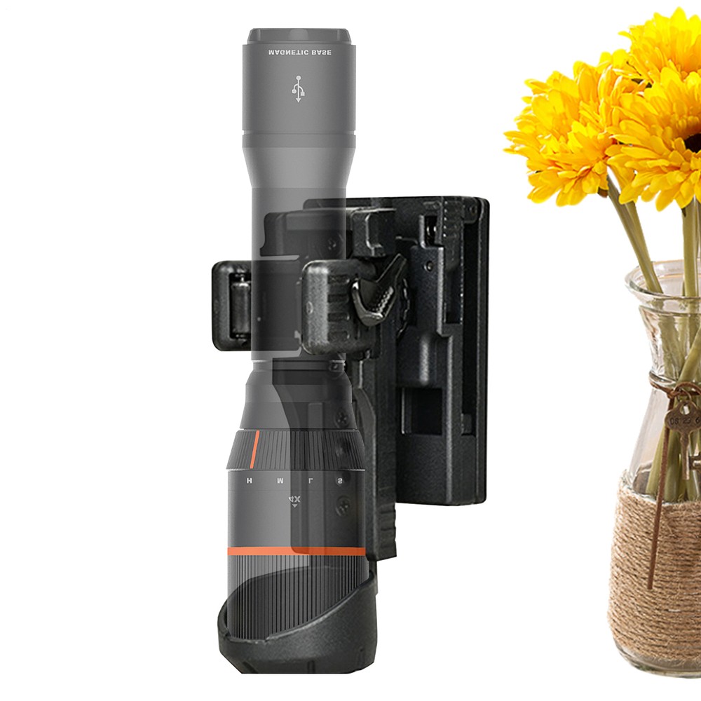 Flashlight Holster 360° Rotatable Torch Case Quick Release Flashlight Holder