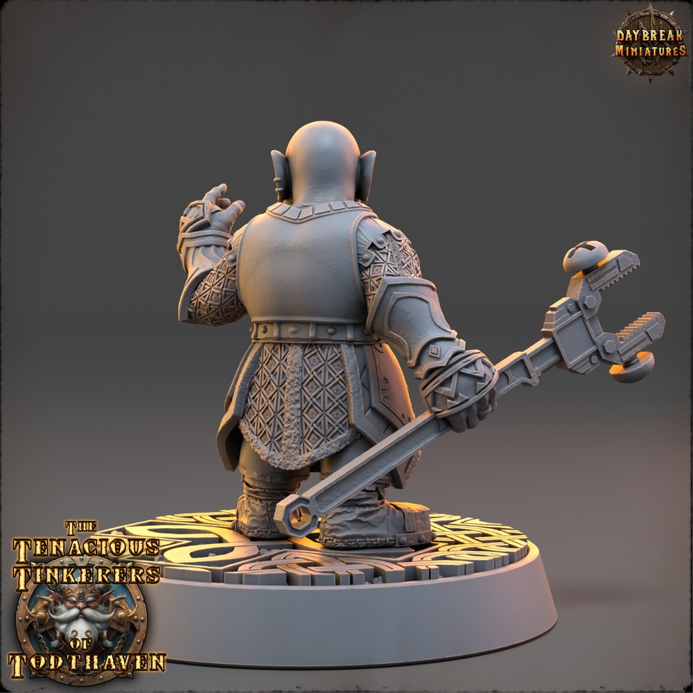 Gnome Paladin Wilhelm | DayBreak Miniatures |
