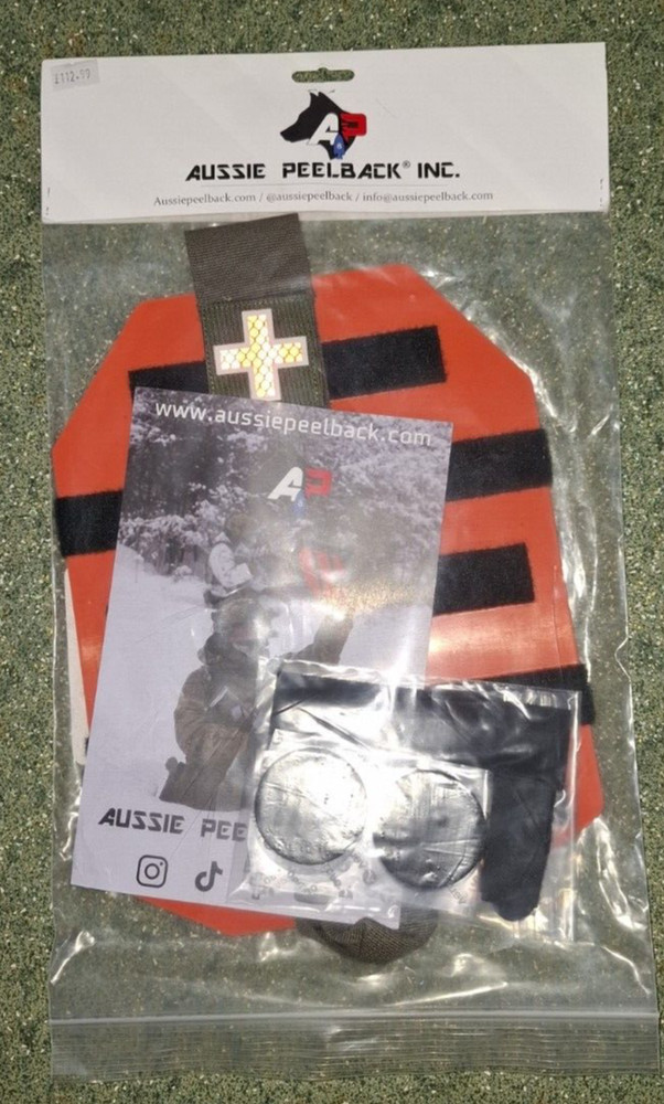 AUSSIE PEEL BACK PLATE CARRIER MEDIC ATTACHMENT BOARD SYSTEM (M.E.D PLATE) - NEW