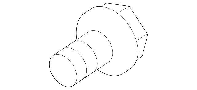 Genuine Mitsubishi Intermediate Pipe Front Bolt MF241313