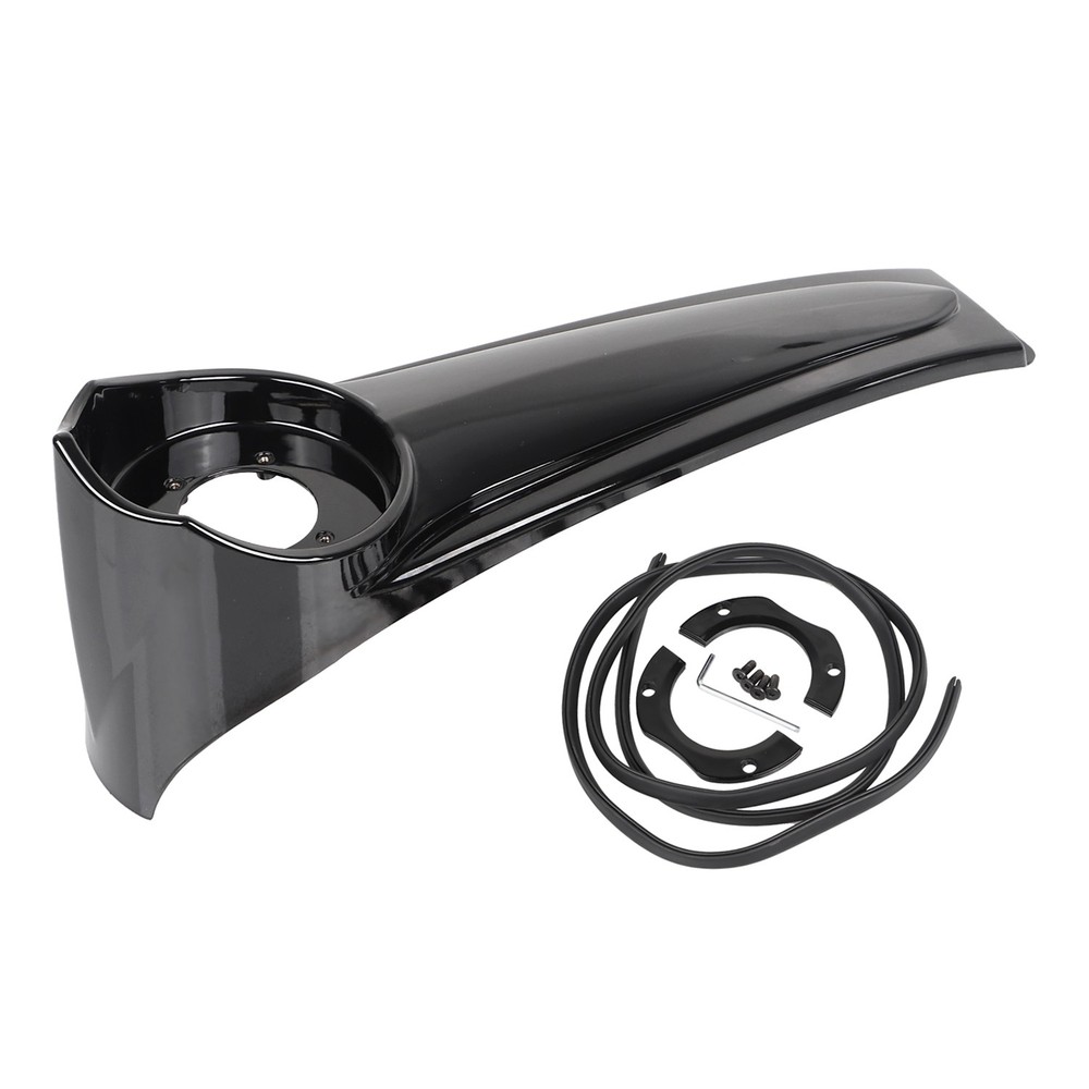Black Stretched Dash Panel For Harley Touring Electra Glide Classic FLHTC FLHT