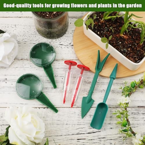 6pcs Seed Spreader Tool Set, Including 2 Small Seed Planter Sower Handheld