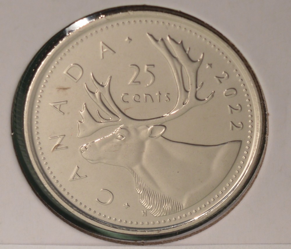 2022 Canada 25 Cents  - Uncirculated