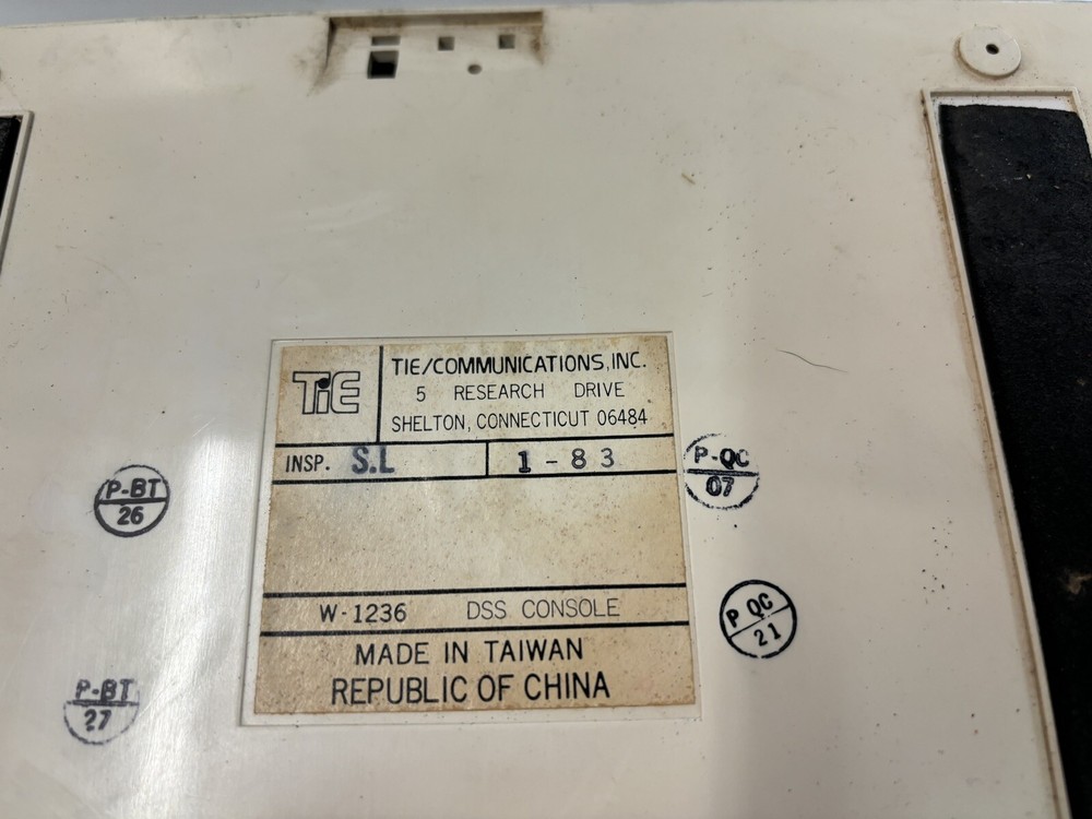 Tie / Communications Inc. Telephone Base - untested Part