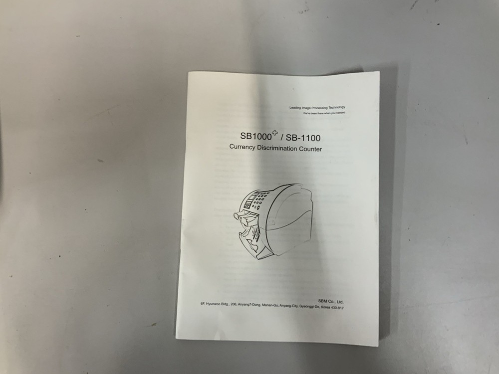 SBM SB 1000+ Currency Discrimination Counter