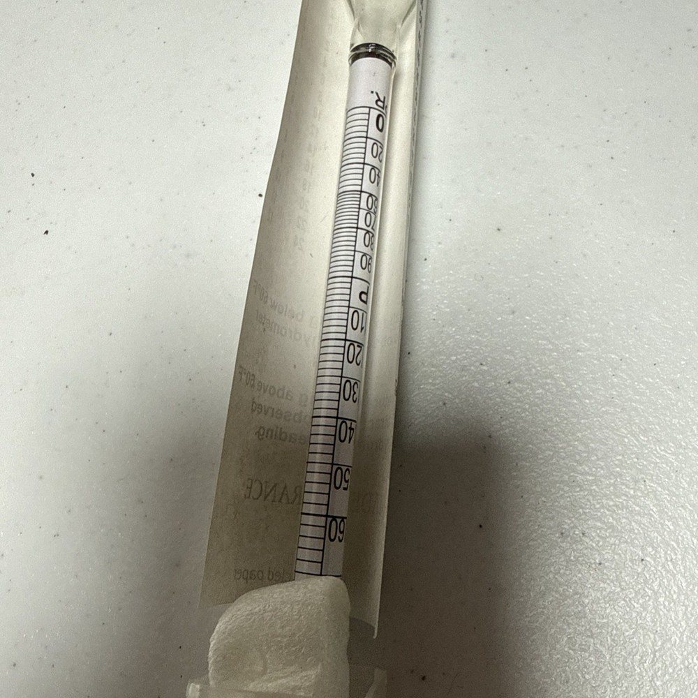 Glass Alcoholmeter/Hydrometer, Proof and Tralles