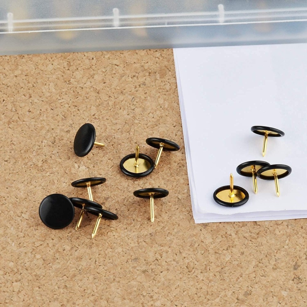 400 PCS Push Pins, Thumb Tacks, Wall Tacks - Flat Push Pins, Thumb