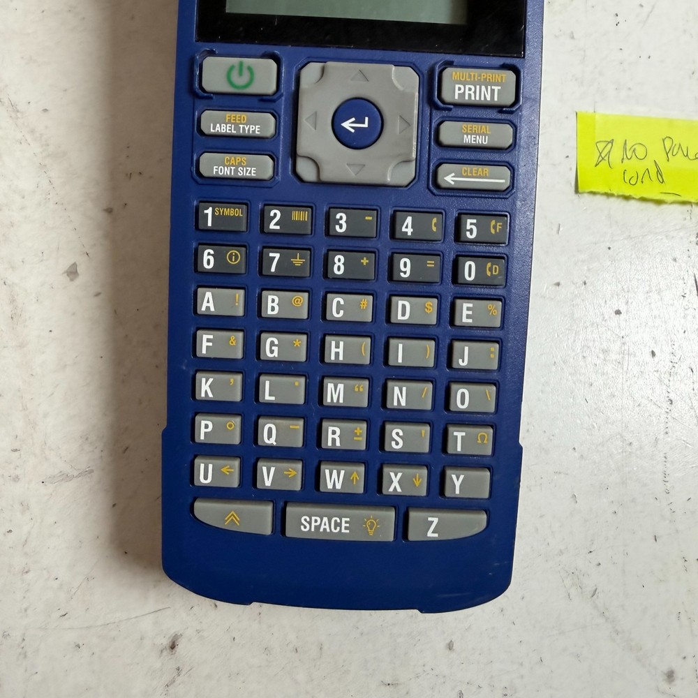 Brady BDY-BMP21-LAB Blue Digital Handheld Thermal Transfer Label Printer
