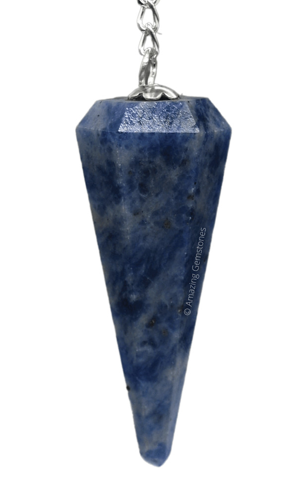 Sodalite Dowsing Crystal Pendulum