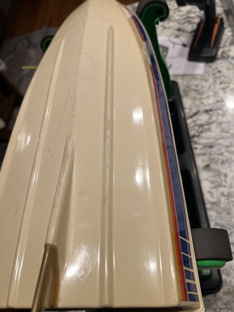 Moroso High Speed RC Boat Without Battery Untested.With transmitter/ Receiver