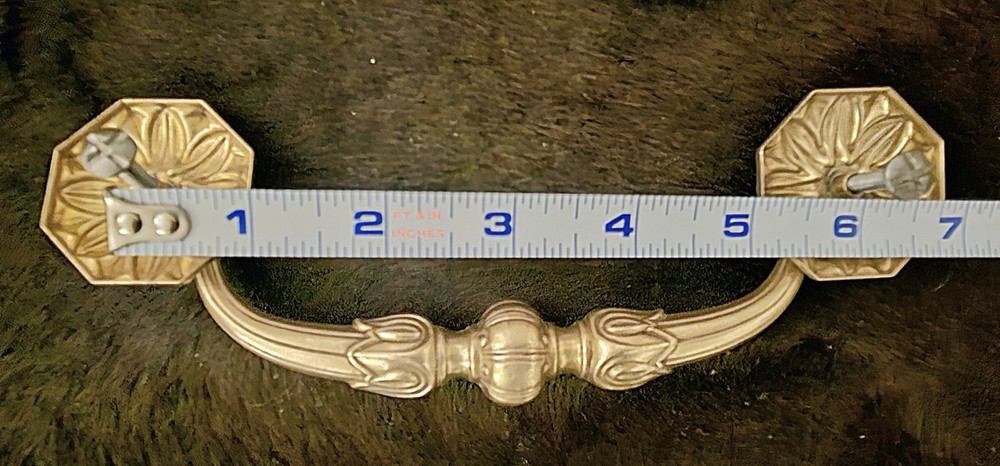 Solid Brass Dresser Drawer Pulls N3876