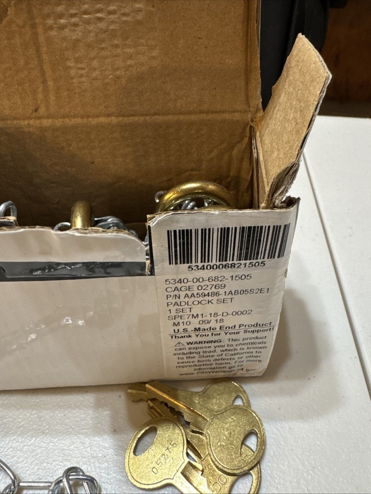 Master Lock Matched Set – 5 Padlocks, Laminated Brass, 7 Keys (Keyed Alike)