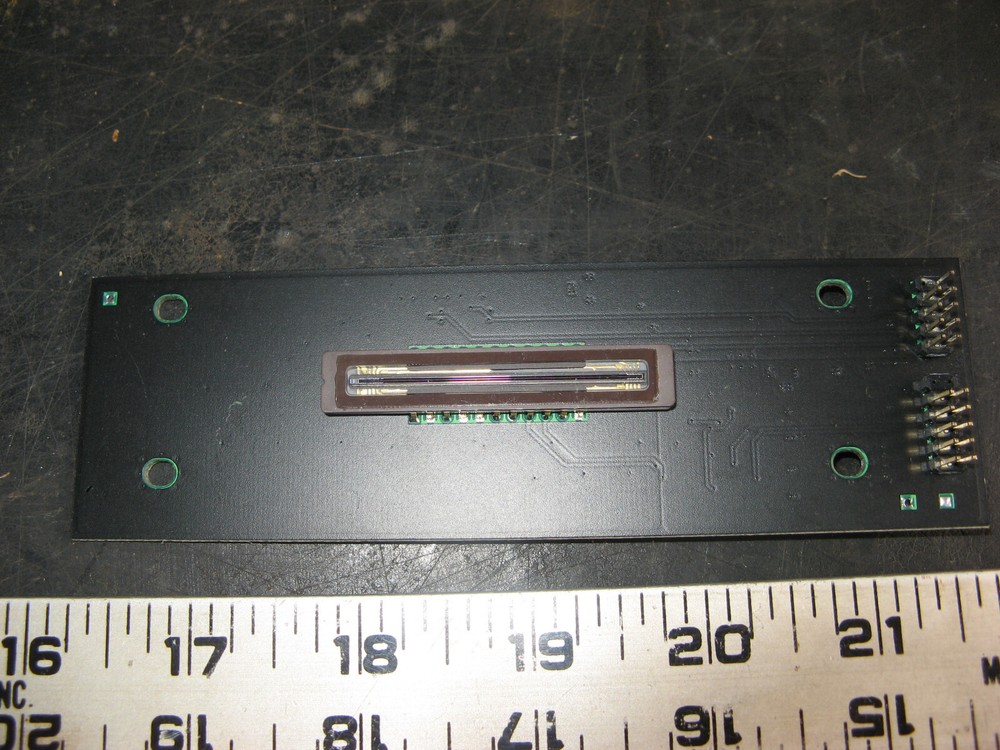 CCD LINEAR IMAGE SENSOR 9x50mm w DRIVER CIRCUIT BOARD HOU-29500