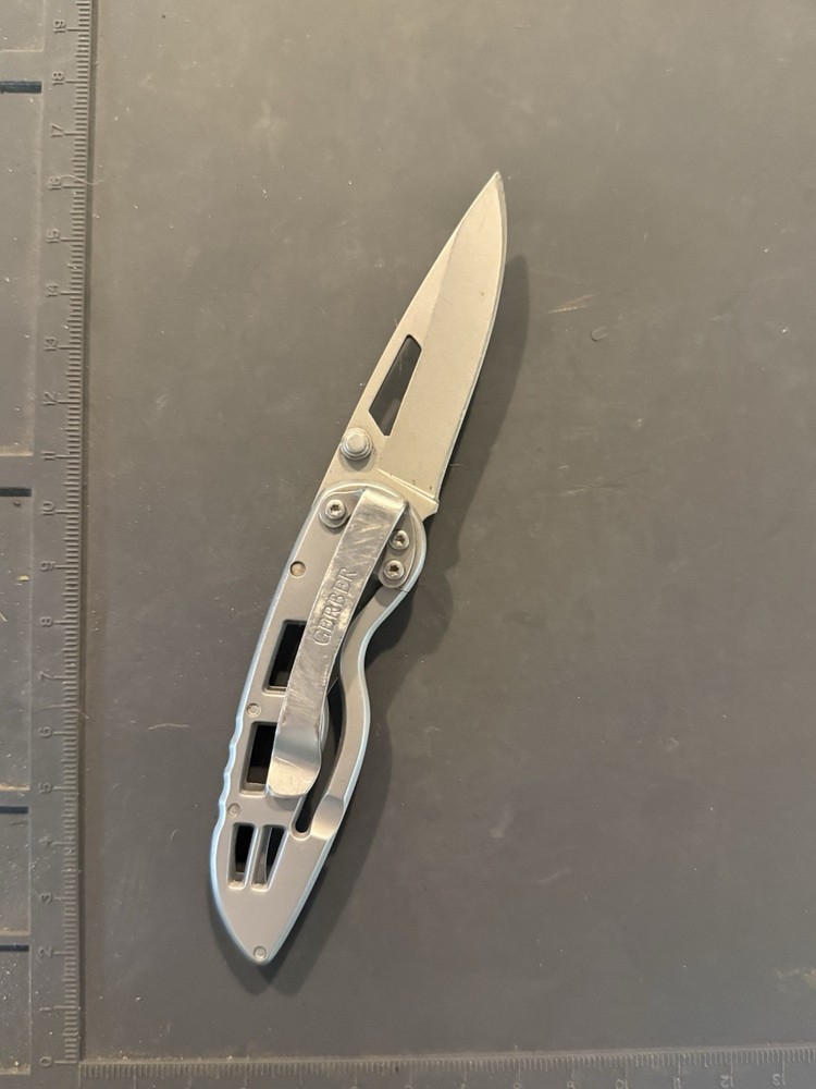 Gerber Ripstop I Pocket Knife Framelock Plain Edge Blade Used Multiple Available