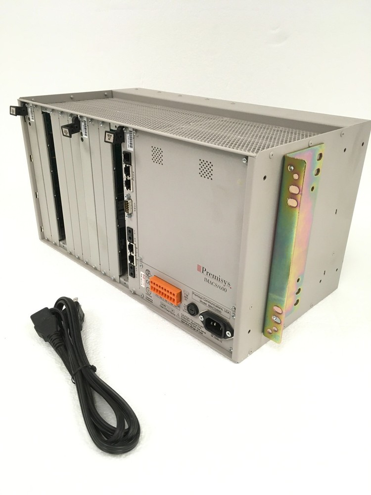 PREMISYS Communication IMACS-600 Interface Card w/Various Cards,Rack Ears,WORKS