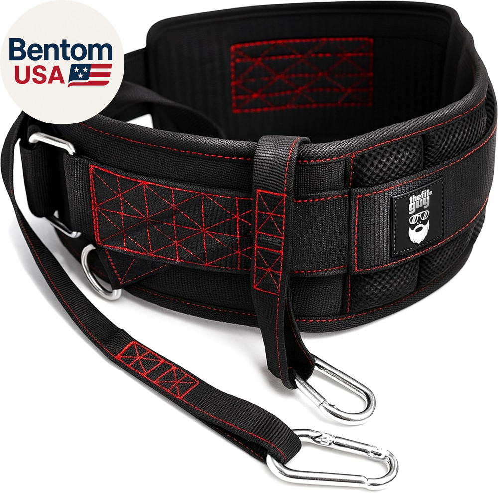 Ultimate Dip Belt | Secure Closure - No Sliding down | Structured Back Support |