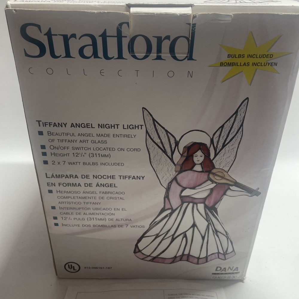 Stratford Collection Tiffany Style Angel Night Light