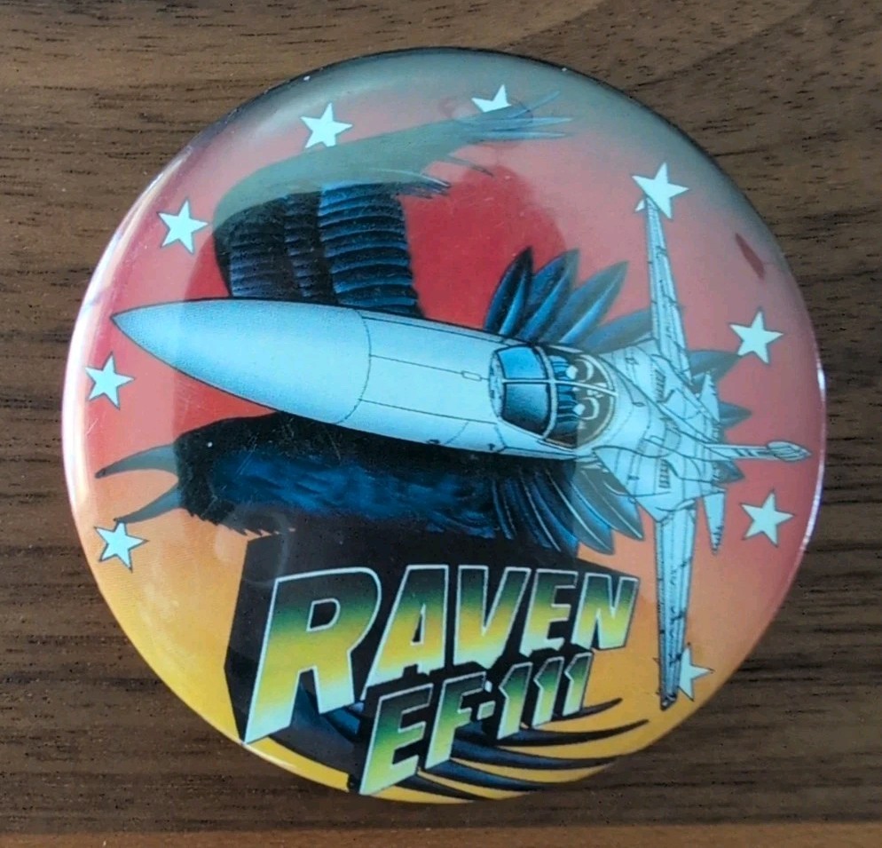 Airplane Button Pins SR-71, B2 Stealth, EF-111 Raven