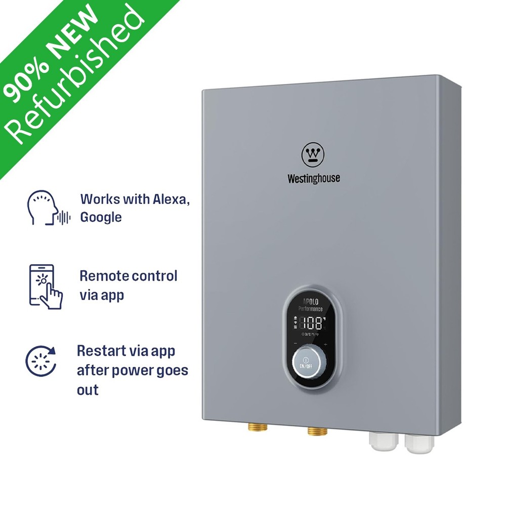 27kW Electric Tankless Water Heater 240V On Demand Hot Water Smart Control -Used