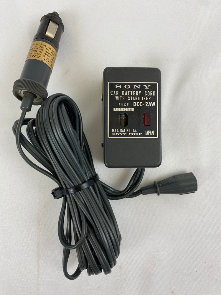 Sony DCC-2400B Car Battery Cord with Stabilizer