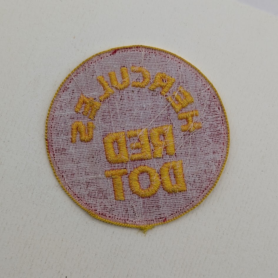 Hercules Red Dot Reloading Powder Vintage Patch Yellow Red Ammo Related