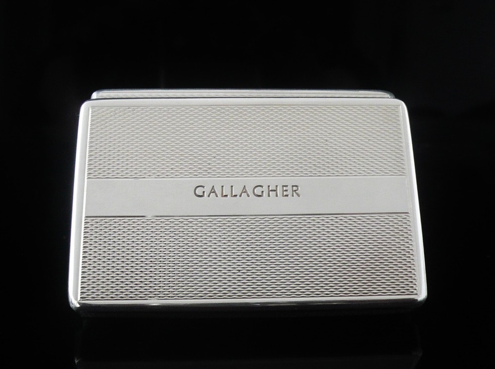 Gallagher Sterling Silver Multi Purpose Box, Peter John Doherty 2007 (cased)