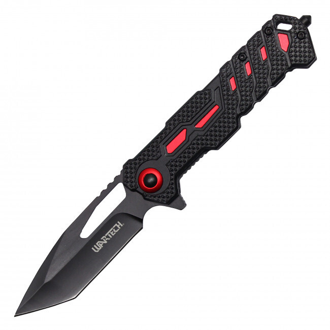 8" Red Pocket Knife