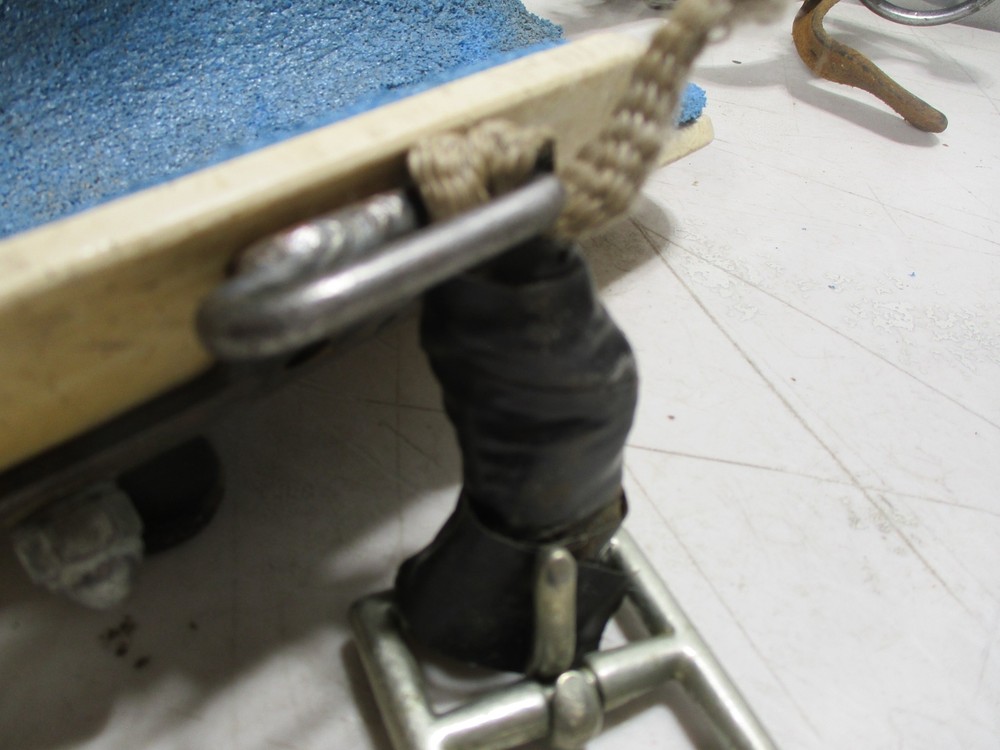 k200) Bashlin BD-14 Aluminum Lineman Pole Climbing Spikes Gaffs CUSTOMIZED Nice!