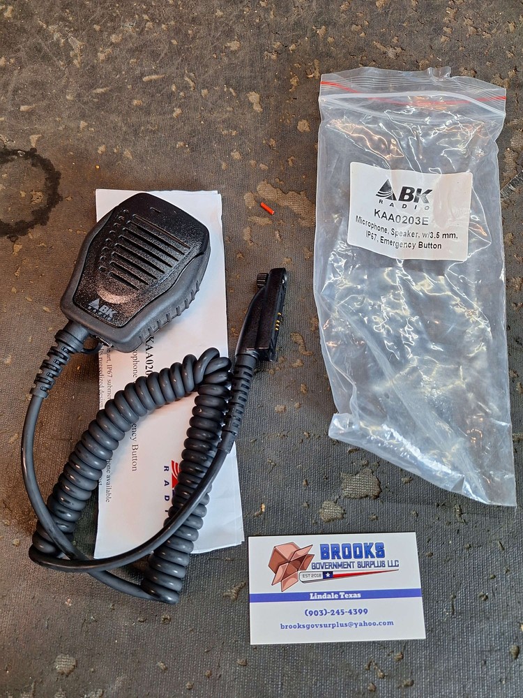 BK radio KAA0203E microphone speaker NEW