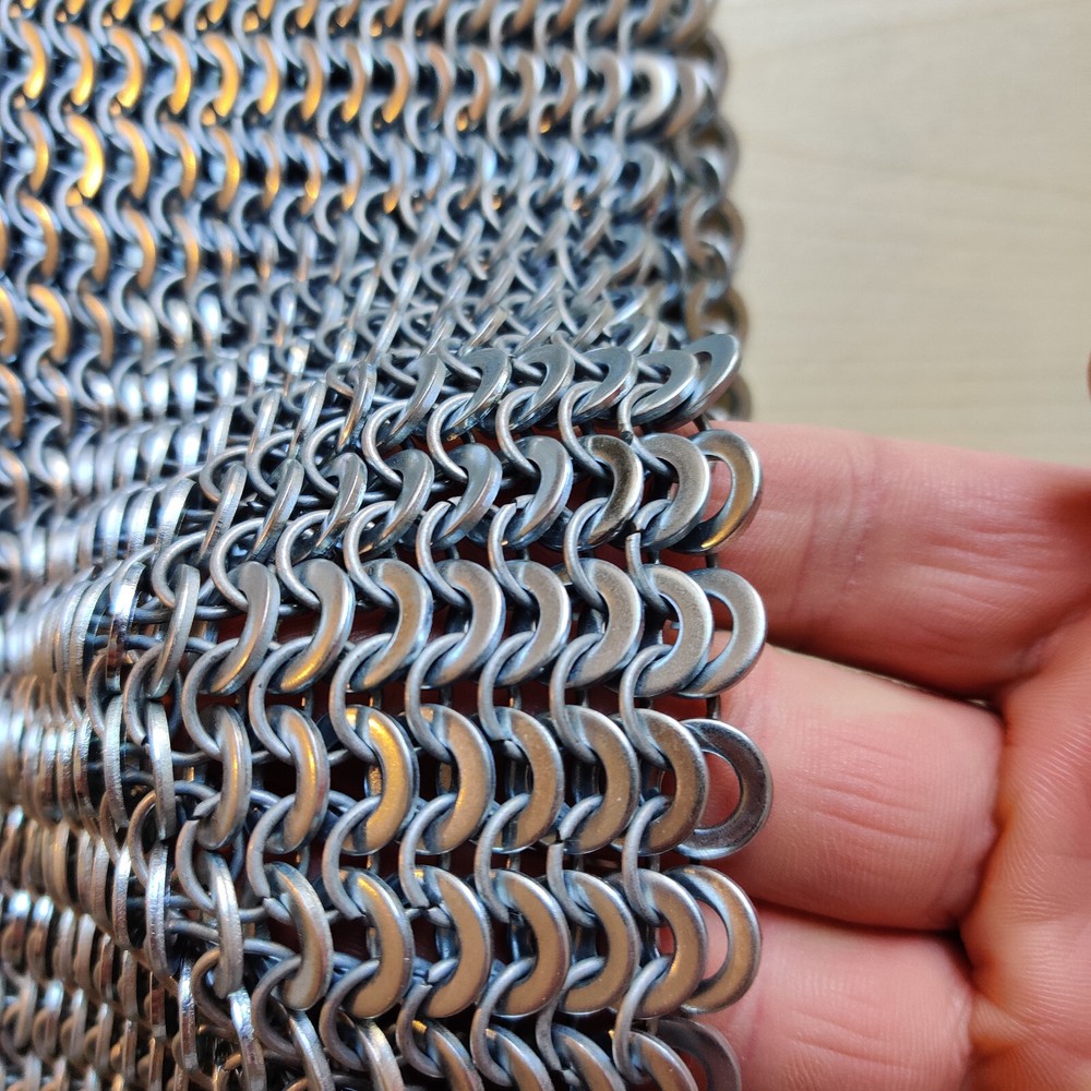 special construction knitting cotta - chain mail special construction