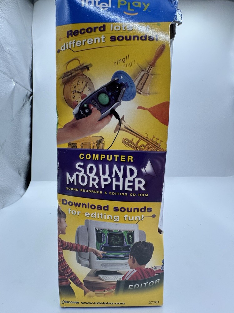 Intel Play Computer Sound Morpher - Record, Morph,Edit Sounds CD-ROM NEW