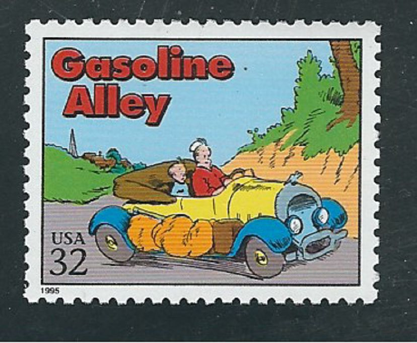 Scott  #3000-h.. 32 Cent....Comics...Gasoline Alley ...2 Stamps