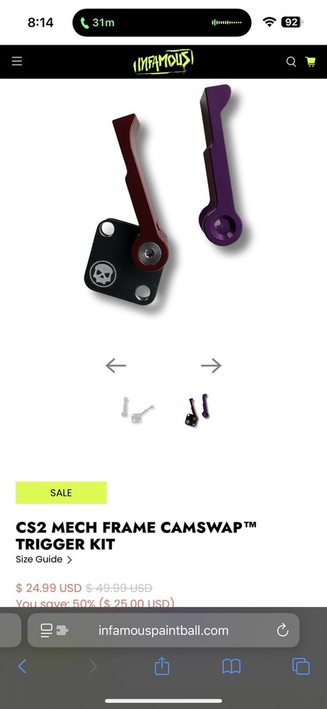 Planet Eclipse Project CS2 Paintball Marker - Gold