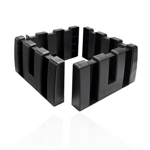 4PCS Multipurpose Cargo Organizer Blocks, Plastic Car Trunk Storage Organizer