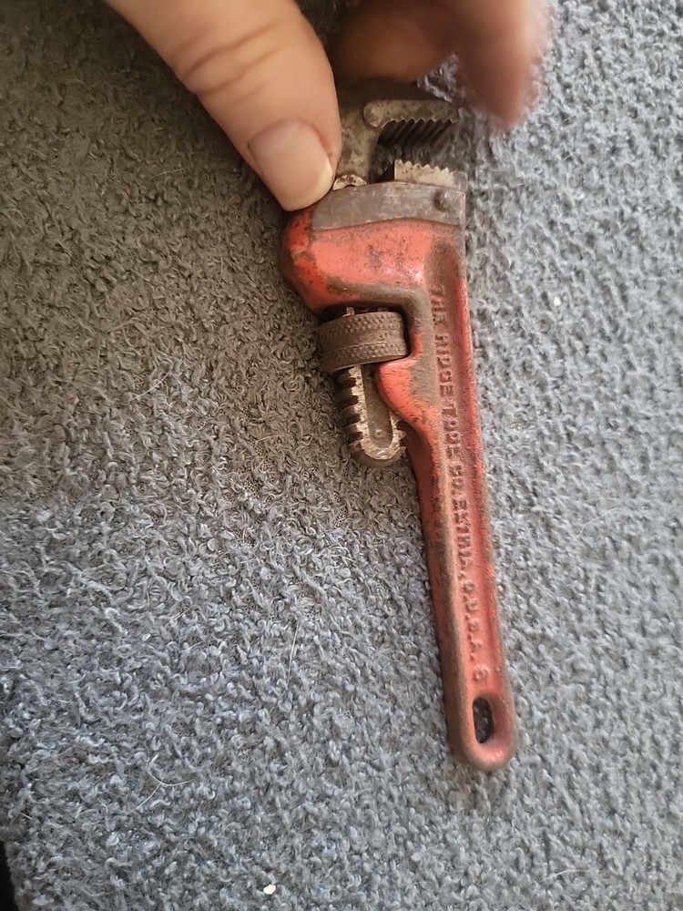 RIDGID 6" Adjustable Pipe Wrench RIDGE TOOL ELYRIA OHIO USA