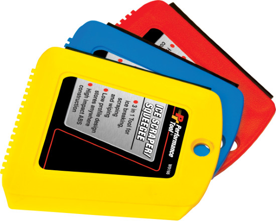 Auto Parent - Performance Tool W9166 Ice Scraper/Squeegee